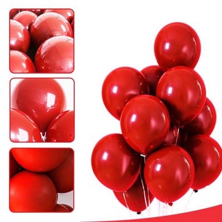 Set 10/20/50 Bóng Cao Su Đỏ Lựu (Đỏ Lồng)