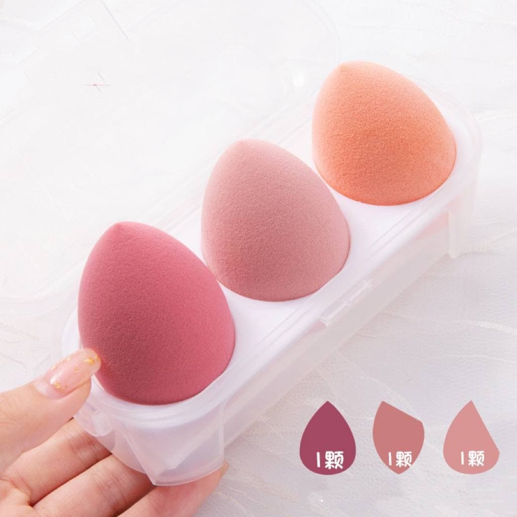 Set 3 mút tán kem nền thế hệ mới tạo lớp nền siêu mỏng và mịn Zuzu Cosmetic