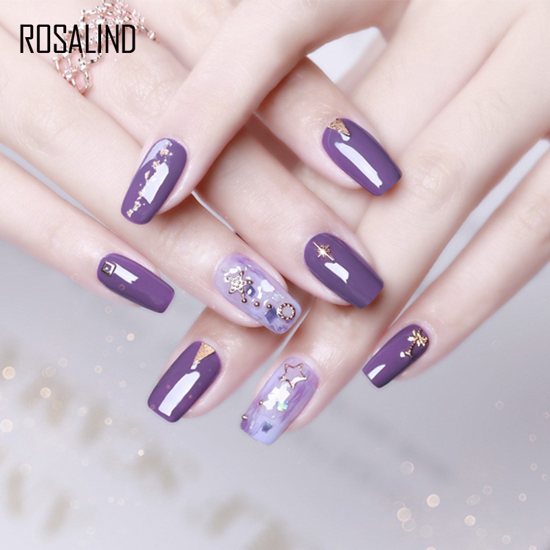 ROSALIND 8ml Gel Sơn Móng Tay Sấy khô dưới đèn LED / đèn UV