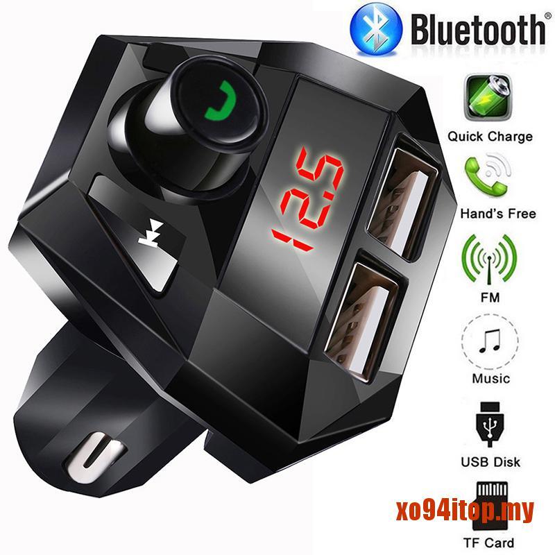 Thiết Bị Phát Tín Hiệu Fm Kết Nối Bluetooth Không Dây Cho Xe Hơi