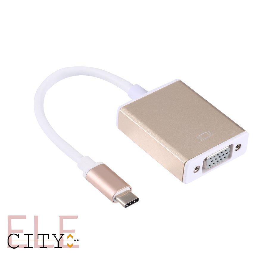✨kho sẵn sàng✨USB C Type C Thunderbolt 3 to VGA Male to Female Converter Cable for MacBook