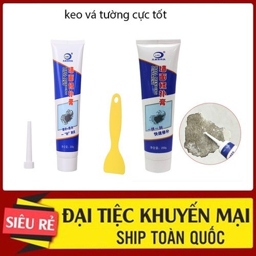 Keo vá trám tường, phục hồi vết nứt, mốc, bẩn, làm mới tường nhà - 250g