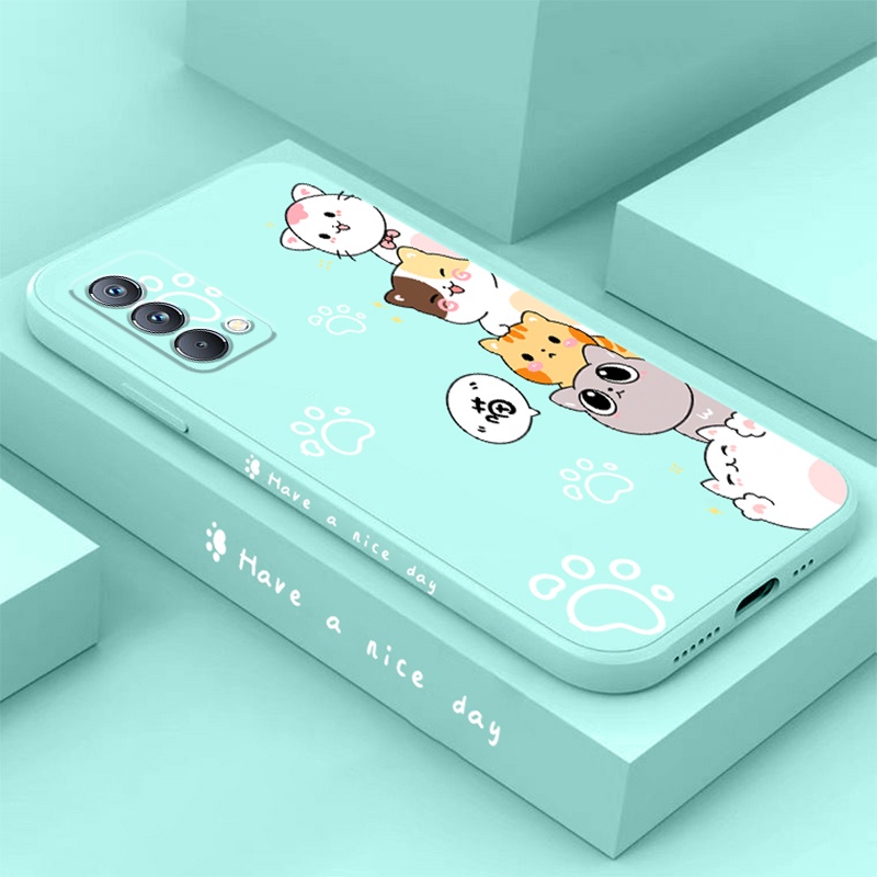 Ốp Điện Thoại TPU Silicon Họa Tiết Chú Mèo Dễ Thương Dành Cho realme GT realme GT Neo 2 realme GT Neo 3 realme GT Master realme XT