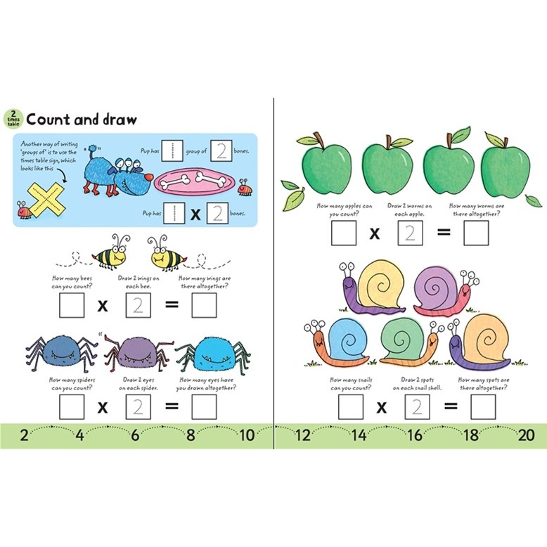 Sách - Anh: Wipe Clean Starting Times Tables