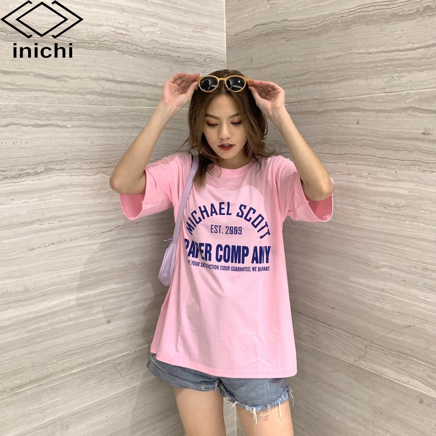 [Mã BMLTM50 giảm đến 50K đơn 99K] Áo thun tay lỡ INICHI A644 form rộng oversize nam nữ áo phông unisex