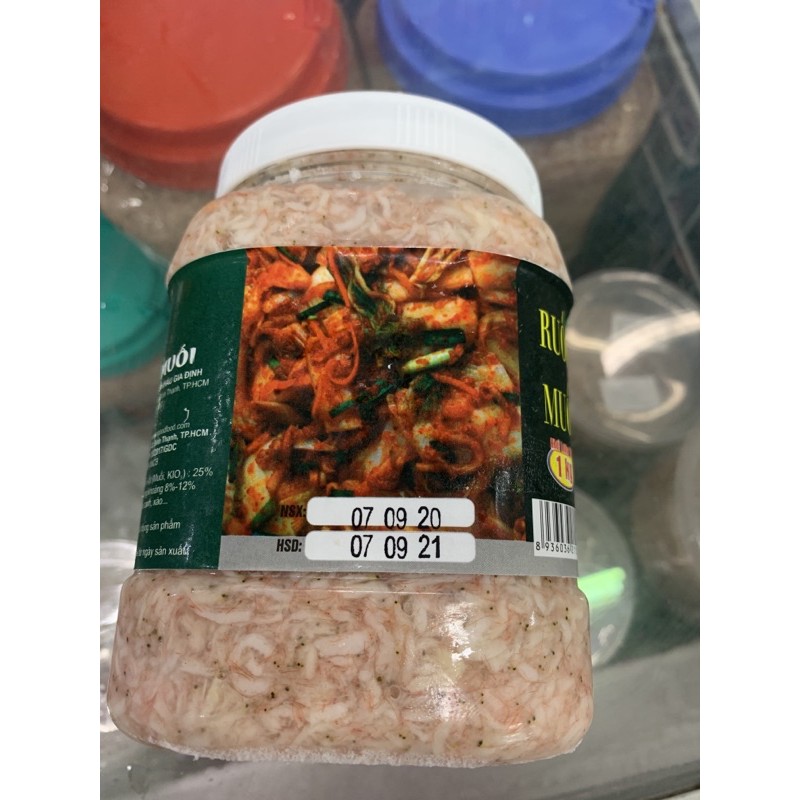 Mắm tép  làm kim chi