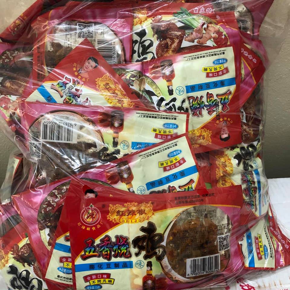 1 TÚI GÀ CAY 60 GÓI