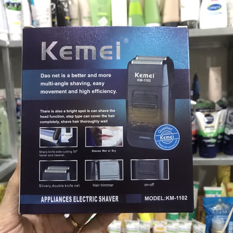 Máy Cạo Râu Kemei KM-1102