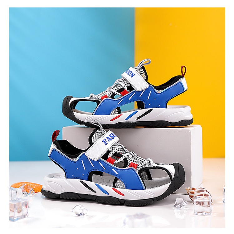 Sandal bít mũi FASHION cho bé trai, mẫu mới 2022 - Hàng Quảng Châu Cao Cấp (161)