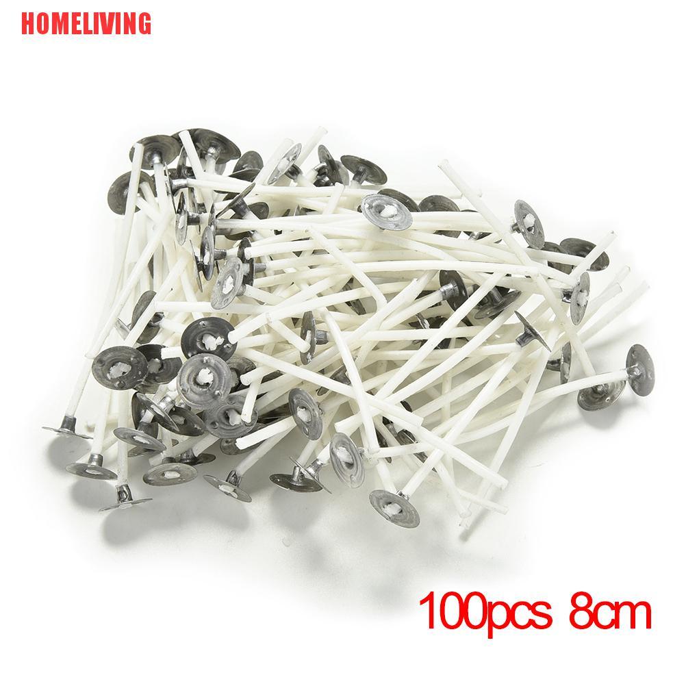 Set 100 Dây Tim Cotton 8 / 10 / 12 / 15 / 20Cm Chuyên Dụng Cho Nến DIY