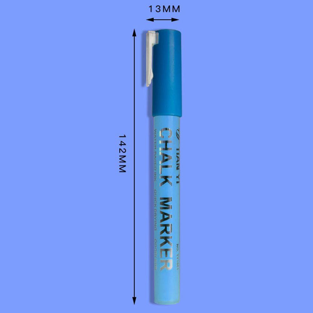 DORAW 8 Colors Liquid Chalk Environmental Multicolor Chalkboard Glass Windows Blackboard Pen