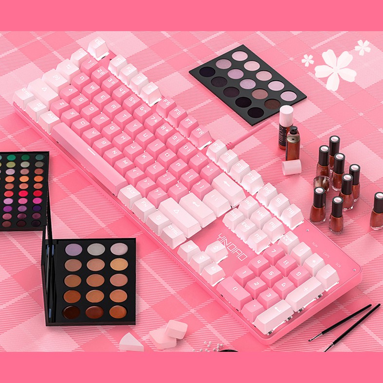 Bàn phím máy tính, bàn phím cơ HỒNG PRO T900 LED 10 Chế Độ, Phím Cơ Blue Gaming  Máy Tính, Laptop, PC CHO  NAM & NỮ