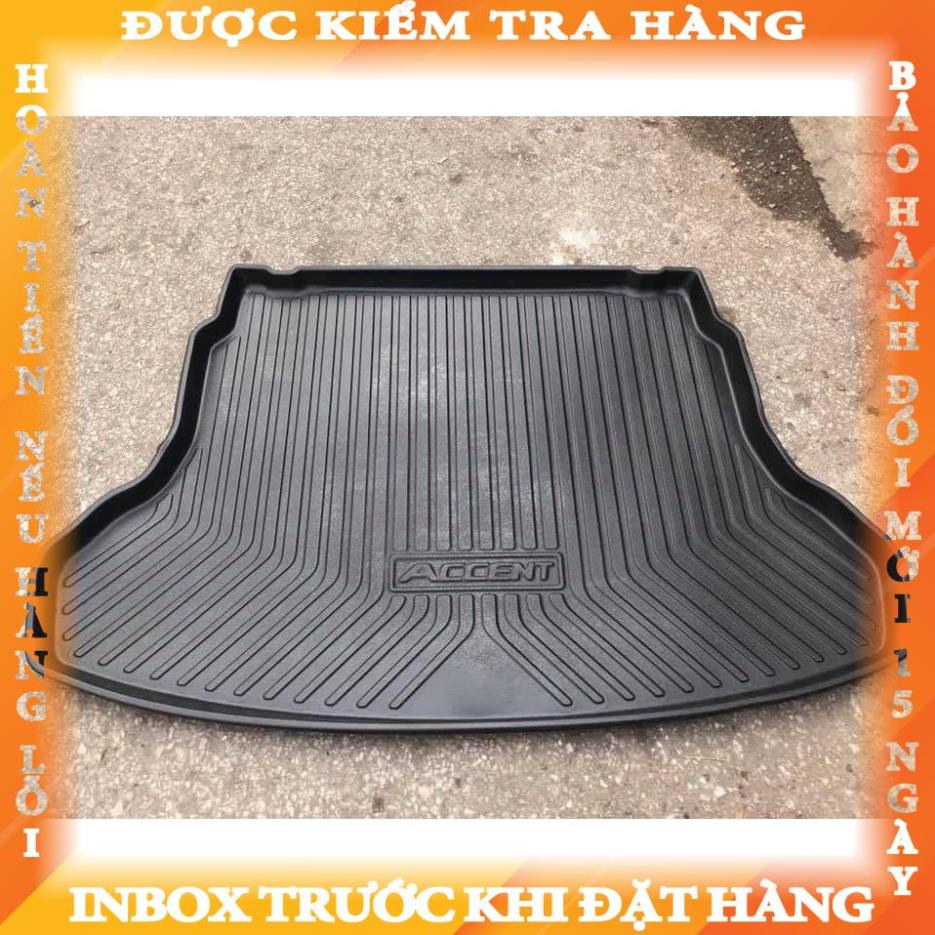 Lót cốp xe Hyundai Accent 2018 - 2020- 2021-2022, nhựa dẻo cao cấp lethanh