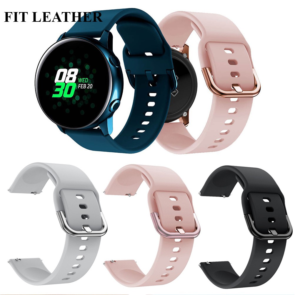 Dây Silicon Dây Đồng hồ Cao su Cao cấp cho Active/ Active 2 size 20mm Phụ kiện đồng hồ thông minh