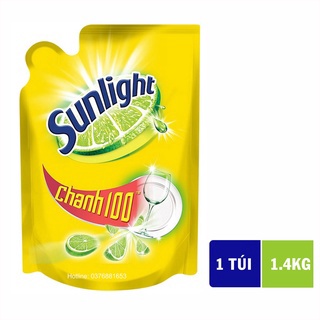 Nước rửa chén Sunlight Chanh túi 1.4kg