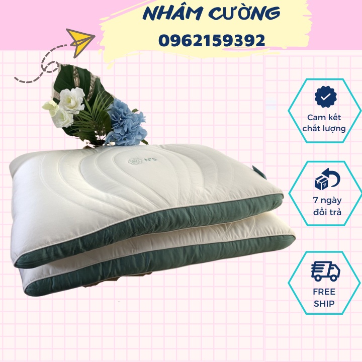 Ruột Gối Bông Xơ Đậu Nành , Gối Đầu Nhập Khẩu 48X74Cmx10Cm