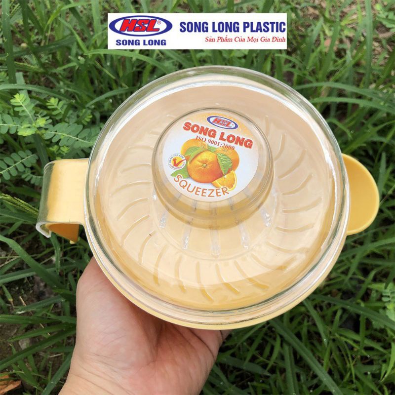 BÁT VẮT CAM NHỰA SONG LONG PLASTIC 2003, DUNG TÍCH 500ML, NHỰA PP