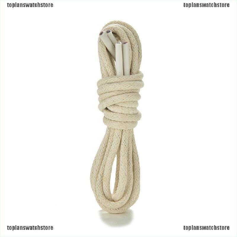 [COD Tope] Dây Giày Bốt Da Brogues Đầu Tròn Sáp
