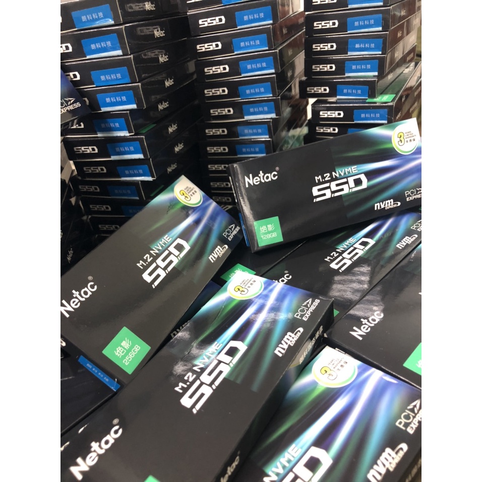 Ổ Cứng SSD 128GB M.2 2280 NVMe PCIe Netac N930E Pro Gen3x4 - Mới Bảo hành 36 tháng