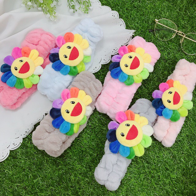 Băng Đô Hoa Hướng Dương Hoa Mặt Cười Kaikai kiki