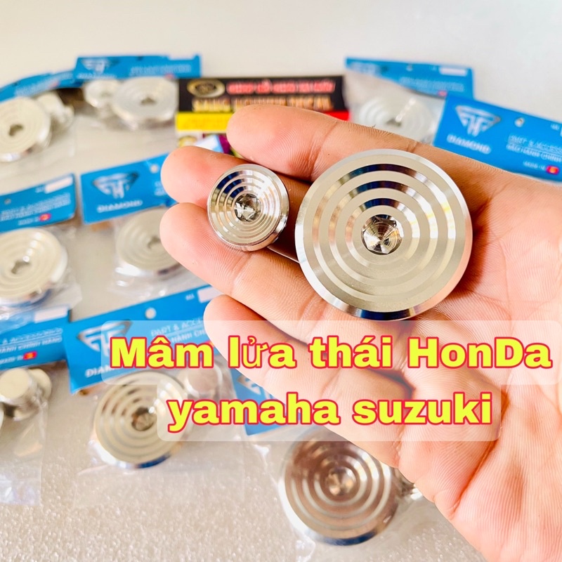 Ốc inox 304 mâm lửa phái ốc nắp nhớt honda yamaha suzuki