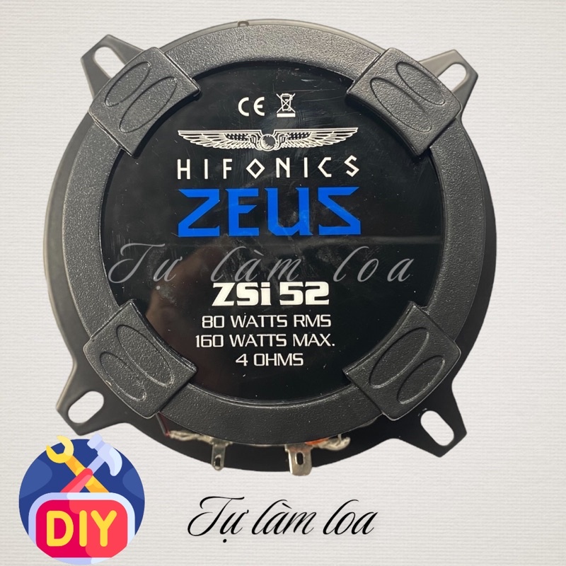 Loa toàn dải center đồng trục lắp cánh oto 5inch trở kháng 4Ohm công suất 80W