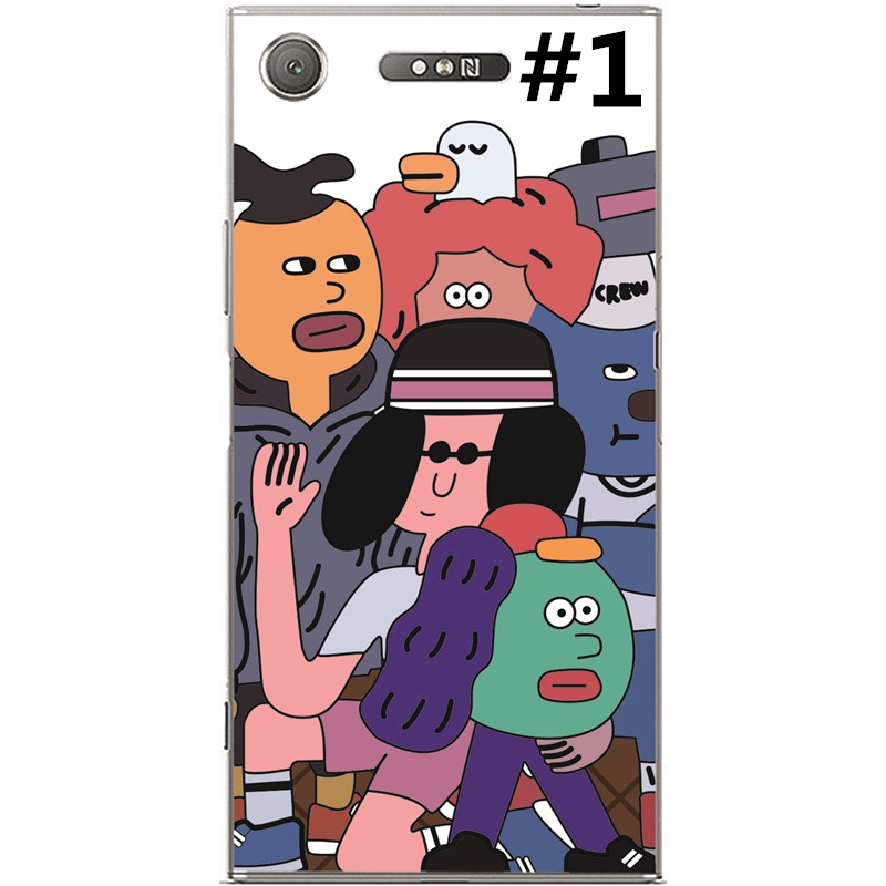 Ốp Điện Thoại Bằng Tpu Mềm In Hoạt Hình Sesame Street Cho Sony Xperia Xz / Xzs / Xz1 / Xz2 Compact / Xz Premium