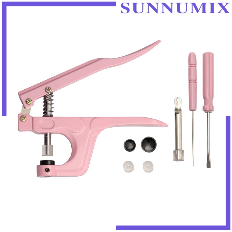 [SUNNIMIX]Snap Fastener Pliers Snaps Installation Hand Tools Crafting Bibs Fastening Replacing