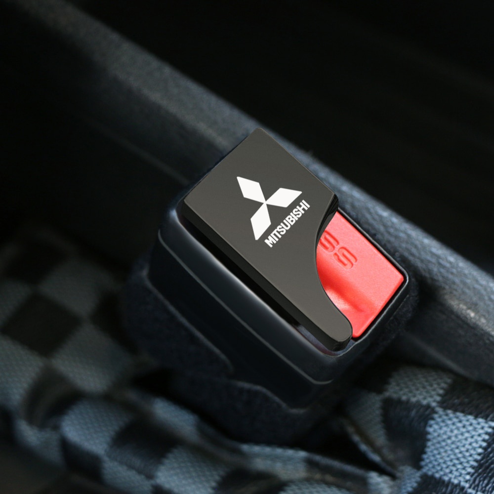 Chốt Khóa Dây An Toàn Cho Xe Hơi Mitsubishi Xpander Eclipse Cross Mirage Grandis Triton Attrage Outlander Pajero Sport ASX