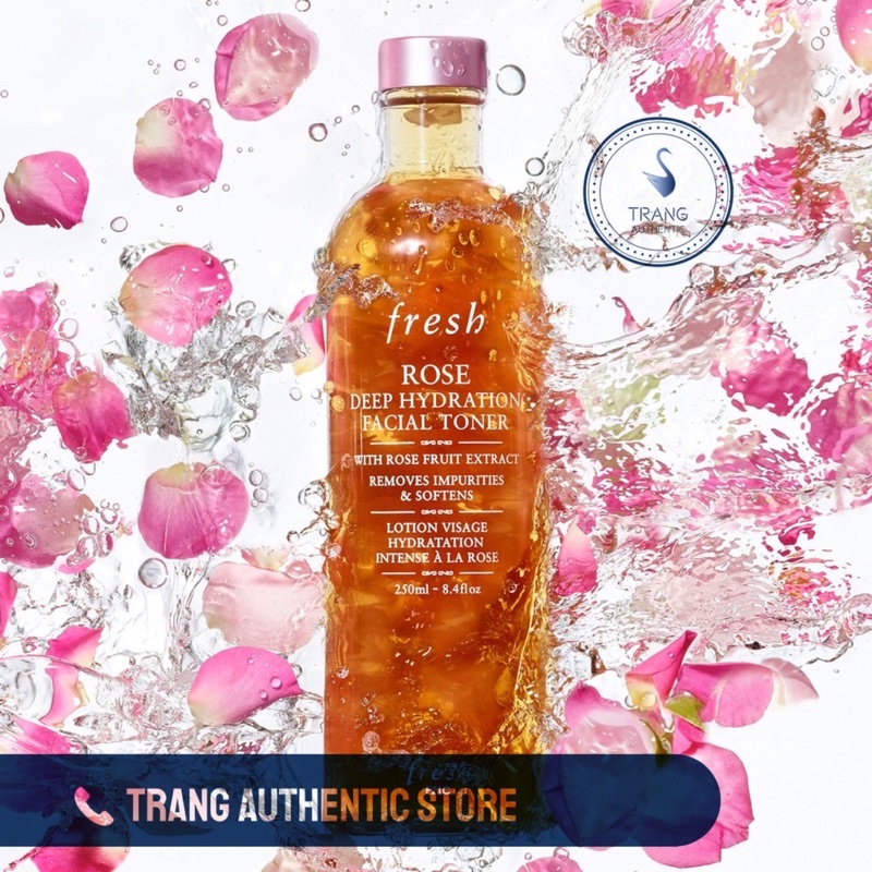 [HÀNG CHÍNH HÃNG] Nước hoa hồng Fresh Rose Deep Hydration Facial Toner