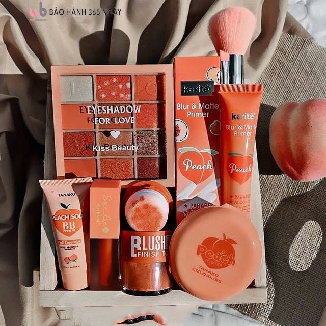 Bộ Trang Điểm Nằng Xuân 2022 gồm 07 Món Makeup Đầy Đủ Để Đi Chơi,Đi Tiệc.Chất Phấn Thì Mịn Màng,Son Kem Siêu Lì.