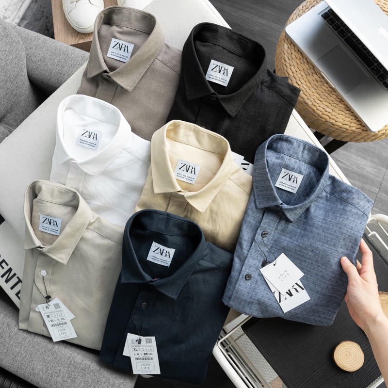 ÁO SƠ MI TAY NGẮN Z.R