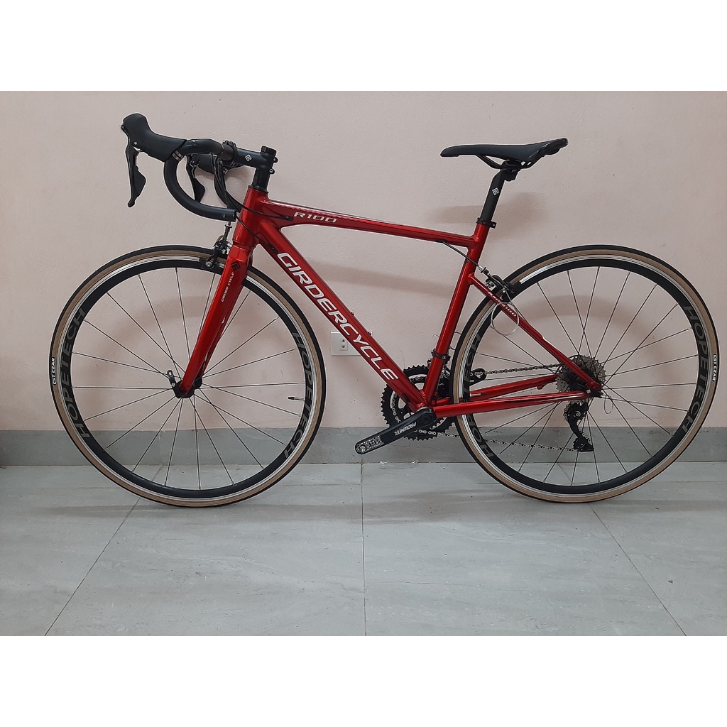 Xe đạp đua GIRDERCYCLE R100, Khung nhôm cao cấp, Bộ đề Shimano 105 R7000, Xe mới 100%, Bảo hành 1 năm