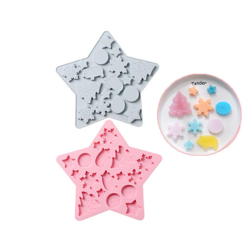 Khuôn Silicone Cấp Thực Phẩm Hình Người Tuyết Làm Bánh DIY
