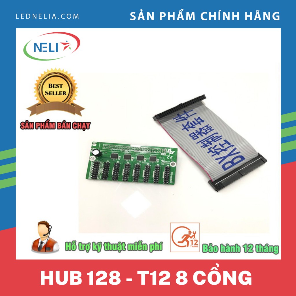 [Chính hãng] Hub 128-T12 loại 8 cổng hãng Onbon BX