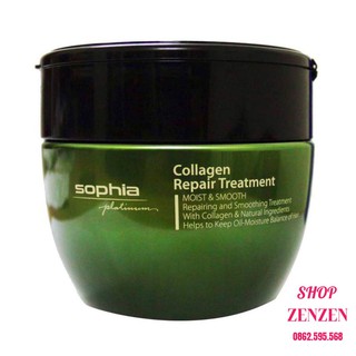 ✅ Ủ TÓC COLLAGEN - KEM Ủ TÓC PHỤC HỒI COLLAGEN SOPHIA 450ML CHÍNH HÃNG