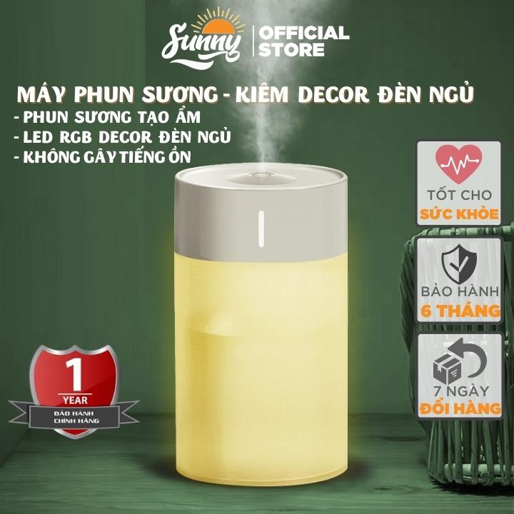 Máy xông tinh dầu kiêm decor đèn ngủ - Máy phun sương tạo ẩm dung tích 260ml MX6