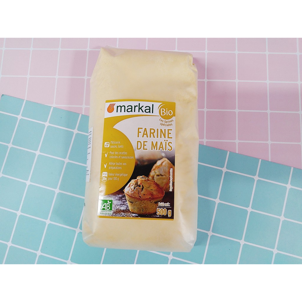 [Có Tách Lẻ] Bột Bắp Hữu Cơ Markal