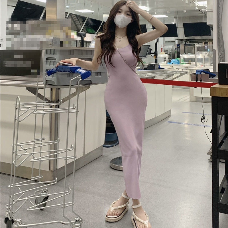 Đầm COZOKC không tay dáng ôm thời trang quyến rũ cho nữ