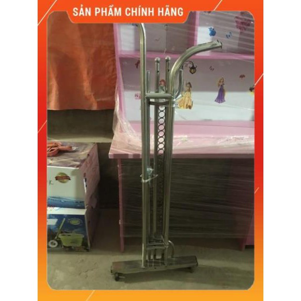 [Hỏa tốc 1H] Giàn phơi quần áo inox đơn, kép SUS 201 hàng dầy đẹp, siêu chắc khỏe