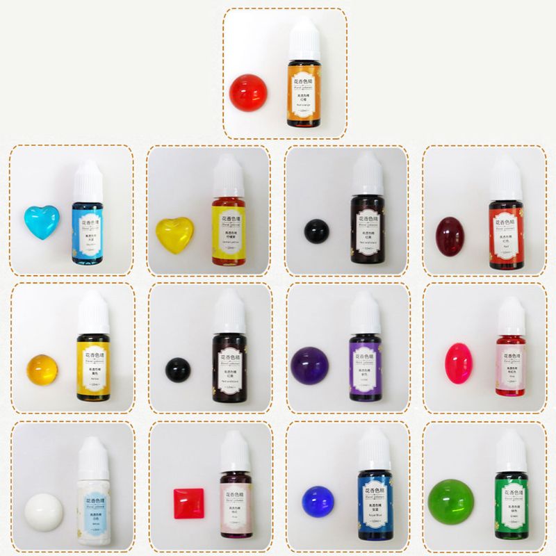 Lọ Màu Nhuộm Trang Sức 13 Màu 10ml / 0.35oz