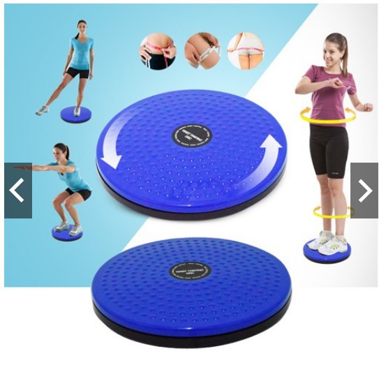 Đĩa xoay eo tập thể dục 360 độ tại nhà,bàn xoay tập cơ bụng cho eo thon tại phòng gym có hạt massage bàn chân cực phê