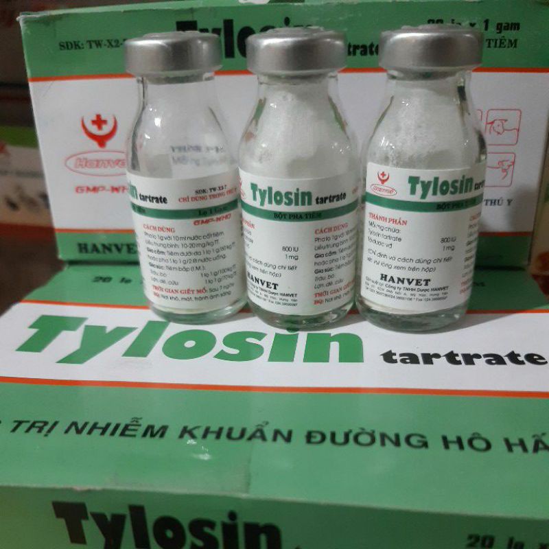 Bột uống Tylosin 1g Hanvet