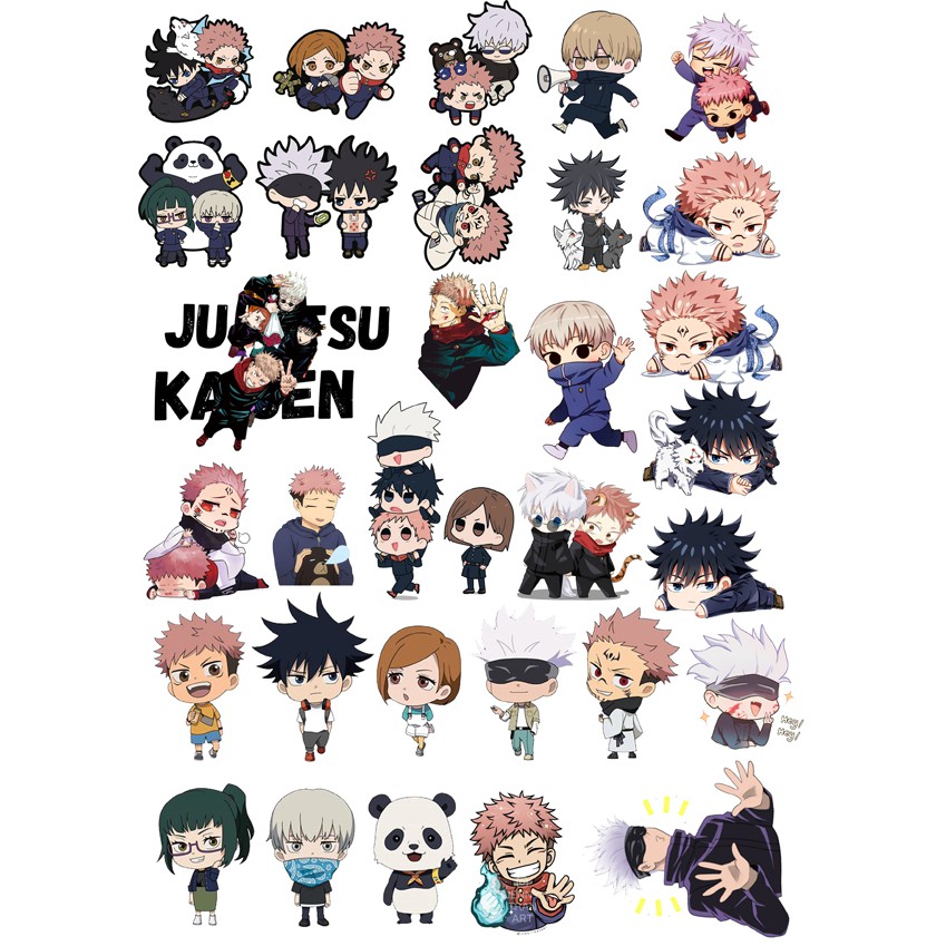sticker jujutsu kaisen hình dán jujutsu kaisen 0399