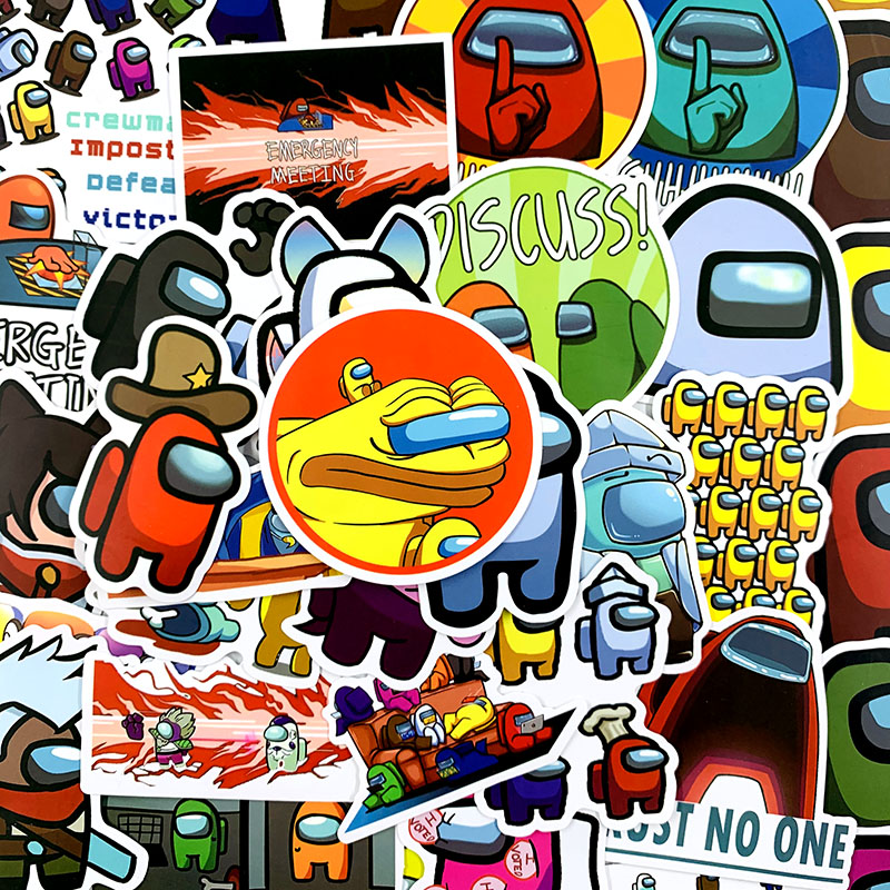 Set 50 Hình Dán Chữ Chống Thấm Nước Dùng Để Trang Trí