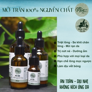 10ml - 30ml - mỡ trăn chai mini dùng thử - mỡ trăn nguyên chất miaz_shop
