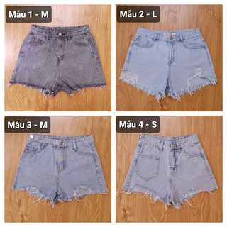 [THANH LÝ NGHỈ BÁN] Quần Short Jean Nữ 2Hand
