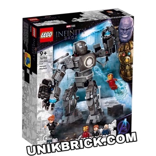 Lego unik brick marvel 76190 iron man: iron monger mayhem robot người sắt super heroes chính hãng .