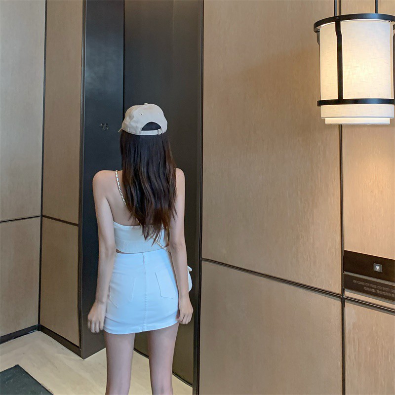 Chân Váy Denim Chữ A Cạp Cao Thời Trang Cho Nữ | BigBuy360 - bigbuy360.vn