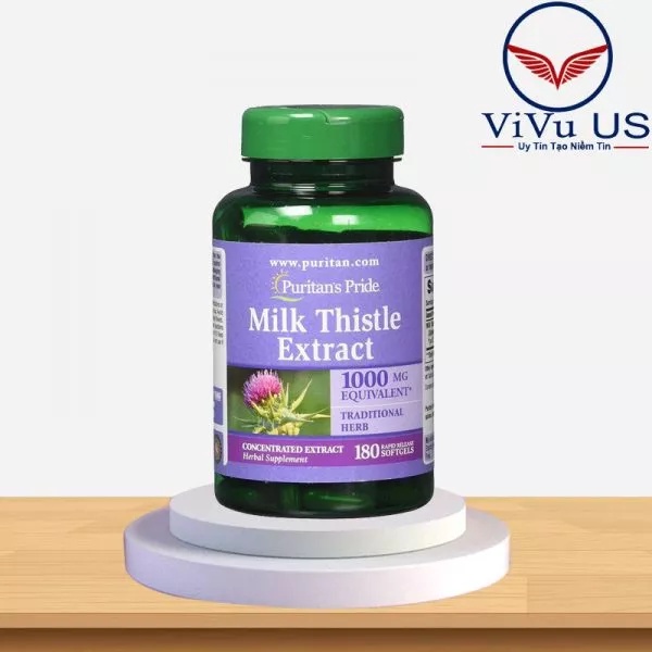 Viên uống bổ gan Milk Thistle Extractitan’s Pride 1000mg 180 viên của Mỹ
